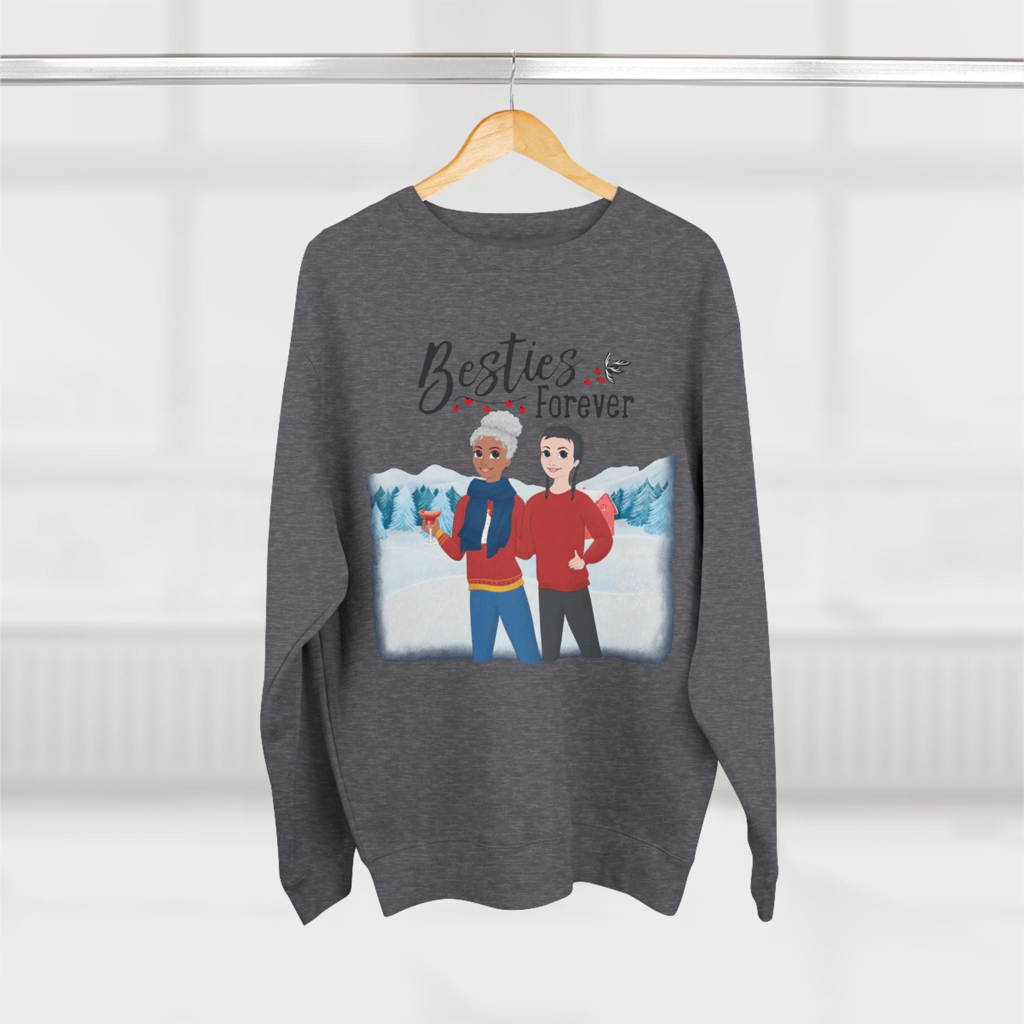 Besties Forever | Women's Midweight Cotton Tee